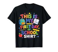 This Is My First Day of School Kids Back To School Student Camiseta