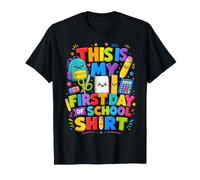 This Is My First Day of School Kids Back To School Student Camiseta