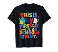 This Is My First Day of School Kids Back To School Student Camiseta