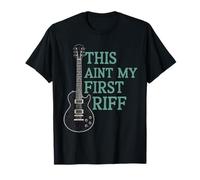 This Is My First Riff Fathers Day Guitarrista Rock Music Camiseta
