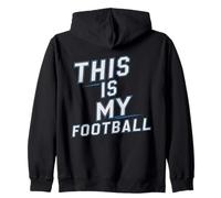 This is My Football Shirt Funny Sports Fan 2025 Season Mens Sudadera con Capucha