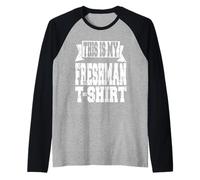 This Is My Freshman Camiseta Retro Vintage Student Present Camiseta Manga Raglan