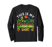 This Is My Gardening Camiseta Funny Gardener Gift Plants Lover Manga Larga