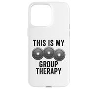 This Is My Group Terapia Pesas Gimnasio Entrenamiento Divertido Carcasa para iPhone 15 Pro MAX