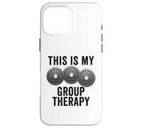 This Is My Group Terapia Pesas Gimnasio Entrenamiento Divertido Carcasa para iPhone 16 Pro MAX