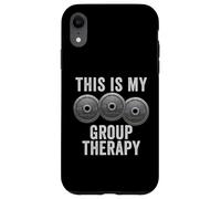 This Is My Group Terapia Pesas Gimnasio Entrenamiento Divertido Carcasa para iPhone XR
