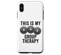 This Is My Group Terapia Pesas Gimnasio Entrenamiento Divertido Carcasa para iPhone XS MAX