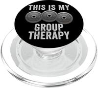 This Is My Group Terapia Pesas Gimnasio Entrenamiento Divertido PopSockets PopGrip para MagSafe