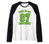 This is My Halloween 67 Costume Sports Hummor Gen Z Slang Camiseta Manga Raglan