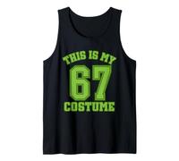 This is My Halloween 67 Costume Sports Hummor Gen Z Slang Camiseta sin Mangas