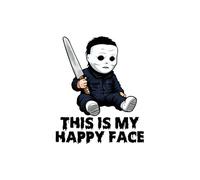 This Is My Happy Face Notebook