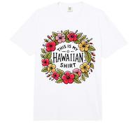 This Is My Hawaiian Shirt, Mujer, Luau Party Costume, Hawaii Comfort Colors Adult Heavyweight T-Shirt