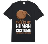 This Is My Human Costume I Am Really A Kiwi Bird Nueva Zelanda Comfort Colors Adult Heavyweight T-Shirt