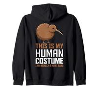 This Is My Human Costume I Am Really A Kiwi Bird Nueva Zelanda Sudadera con Capucha