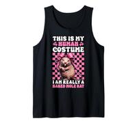 This Is My Human Costume I Am Really A Naked Topo Rat Funny Camiseta sin Mangas