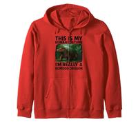 This Is My Human Costume I'm A Komodo Dragon Halloween Easy Sudadera con Capucha