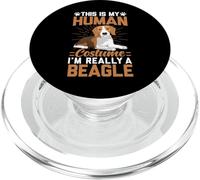 This Is My Human Costume Im Really A Beagle PopSockets PopGrip para MagSafe