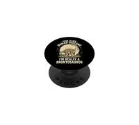 This Is My Human Costume I'm Really A Brontosaurus PopSockets PopGrip Adhesivo