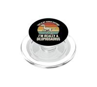 This Is My Human Costume I'm Really A Dilophosaurus Traje PopSockets PopGrip para MagSafe