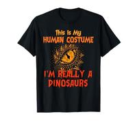 This Is My Human Costume I'm Really a Dinosaur Halloween Camiseta