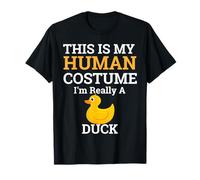 This Is My Human Costume I'm Really a Duck Halloween Camiseta
