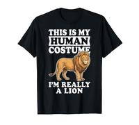 This Is My Human Costume I'm Really A Lion Camiseta