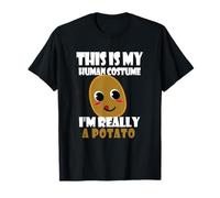 This Is My Human Costume I'm Really A Potato Funny Potatoes Camiseta