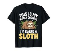 This Is My Human Costume I'm Really A Sloth Persona Perezosa Camiseta