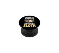 This Is My Human Costume I'm Really A Sloth Persona Perezosa PopSockets PopGrip Adhesivo