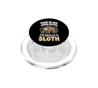 This Is My Human Costume I'm Really A Sloth Persona Perezosa PopSockets PopGrip para MagSafe