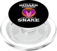 This Is My Human Costume I'm Really A Snake Halloween PopSockets PopGrip para MagSafe
