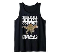 This Is My Human Costume I'm Really A Spinosaurus Camiseta sin Mangas