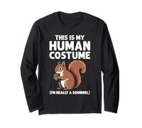 This Is My Human Costume I'm Really A Squirrel Halloween Manga Larga