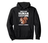 This Is My Human Costume I'm Really A Squirrel Halloween Sudadera con Capucha