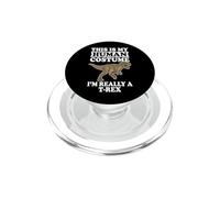 This Is My Human Costume I'm Really A T-Rex PopSockets PopGrip para MagSafe