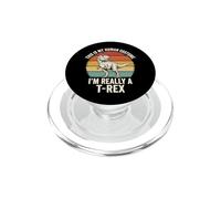 This Is My Human Costume I'm Really A T-Rex PopSockets PopGrip para MagSafe