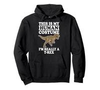 This Is My Human Costume I'm Really A T-Rex Sudadera con Capucha