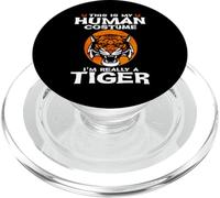 This Is My Human Costume I'm Really A Tiger Halloween PopSockets PopGrip para MagSafe