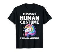 This Is My Human Costume I'm Really A Unicorn Halloween Camiseta