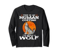 This Is My Human Costume I'm Really A Wolf Halloween Manga Larga