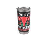 This Is My Hysterectomy Recovery Shirt Hysterectomy Survivor Vaso térmico de acero inoxidable de doble pared