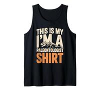 This Is My I'm A Paleontologist Apparel Funny Dinosaur Camiseta sin Mangas