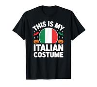 This Is My Italian Costume Disfraz de la Bandera de Italia fácil de Halloween Camiseta