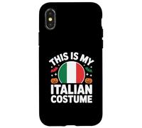 This Is My Italian Costume Disfraz de la Bandera de Italia fácil de Halloween Carcasa para iPhone X/XS