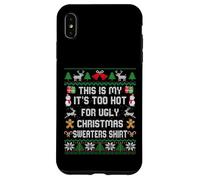This Is My It's Too Hot For Ugly Christmas Sweater Shirt Carcasa para iPhone XS MAX