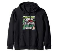 This Is My It's Too Hot For Ugly Christmas Sweaters Holiday Sudadera con Capucha