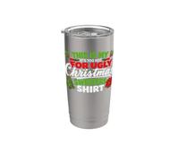 This is My It's Too Hot for Ugly Christmas Sweaters Shirt Vaso térmico de acero inoxidable de doble pared