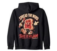 This Is My Jam Retro Toast, Divertida Sudadera con Comida Sudadera con Capucha