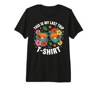 This Is My Last Trip Camiseta Retro Tropical Gafas De Sol Divertida Camiseta Premium