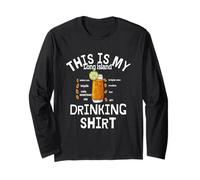 This Is My Long Island Beber Shirt Alcohol Cocktails Manga Larga